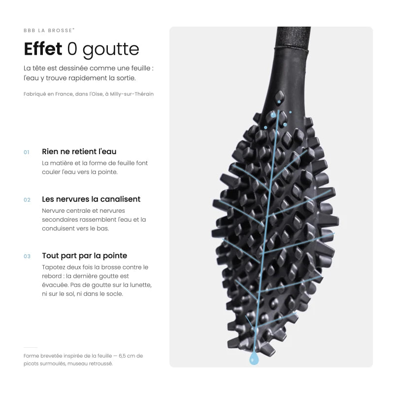 Brosse Toilette 'bbb La Brosse' Matières bio-sourcées et recyclées