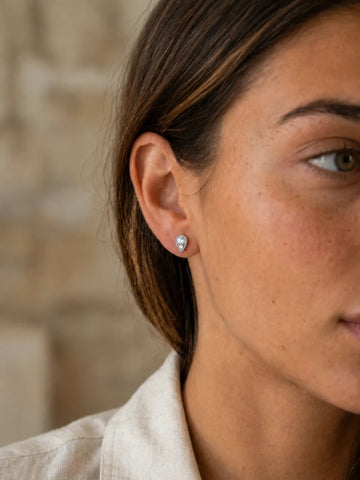 Boucle d’oreille Spike – Puce Plaqué Or ou Argent 925