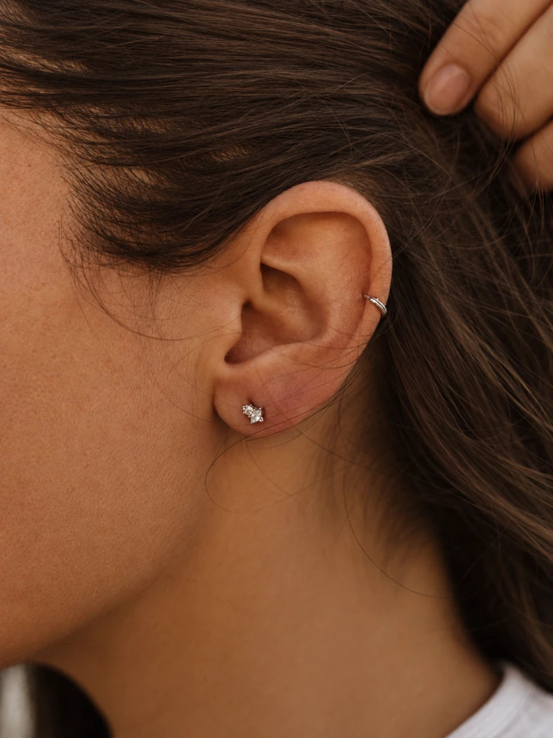 Boucle d’Oreille Théa – Dorée ou Argent