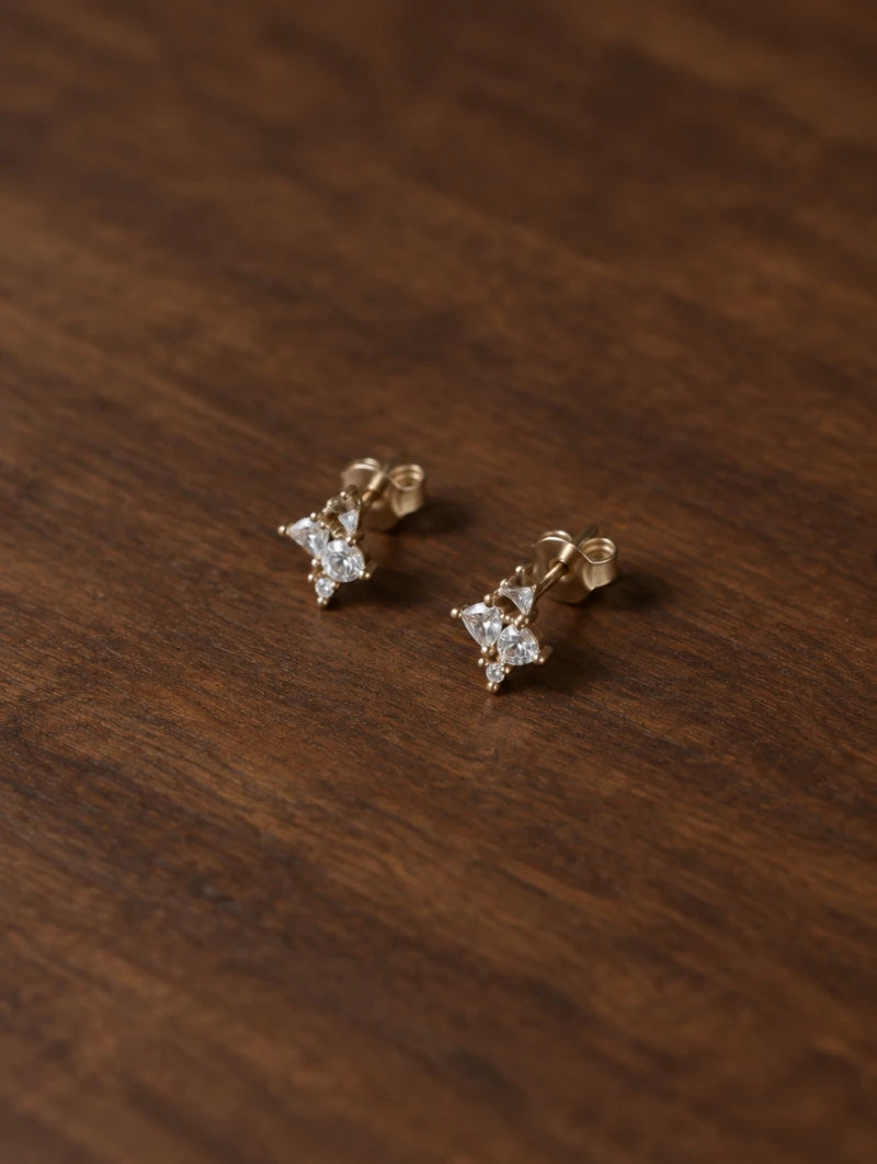 Boucle d’Oreille Théa – Dorée ou Argent