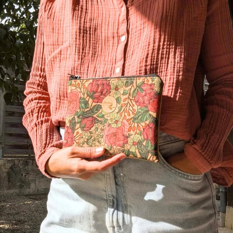 Pochette en liège Octobre Rose - Édition limitée