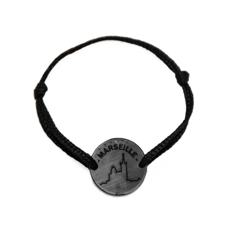 Le bracelet 100% filet de pêche recyclé - Black Edition