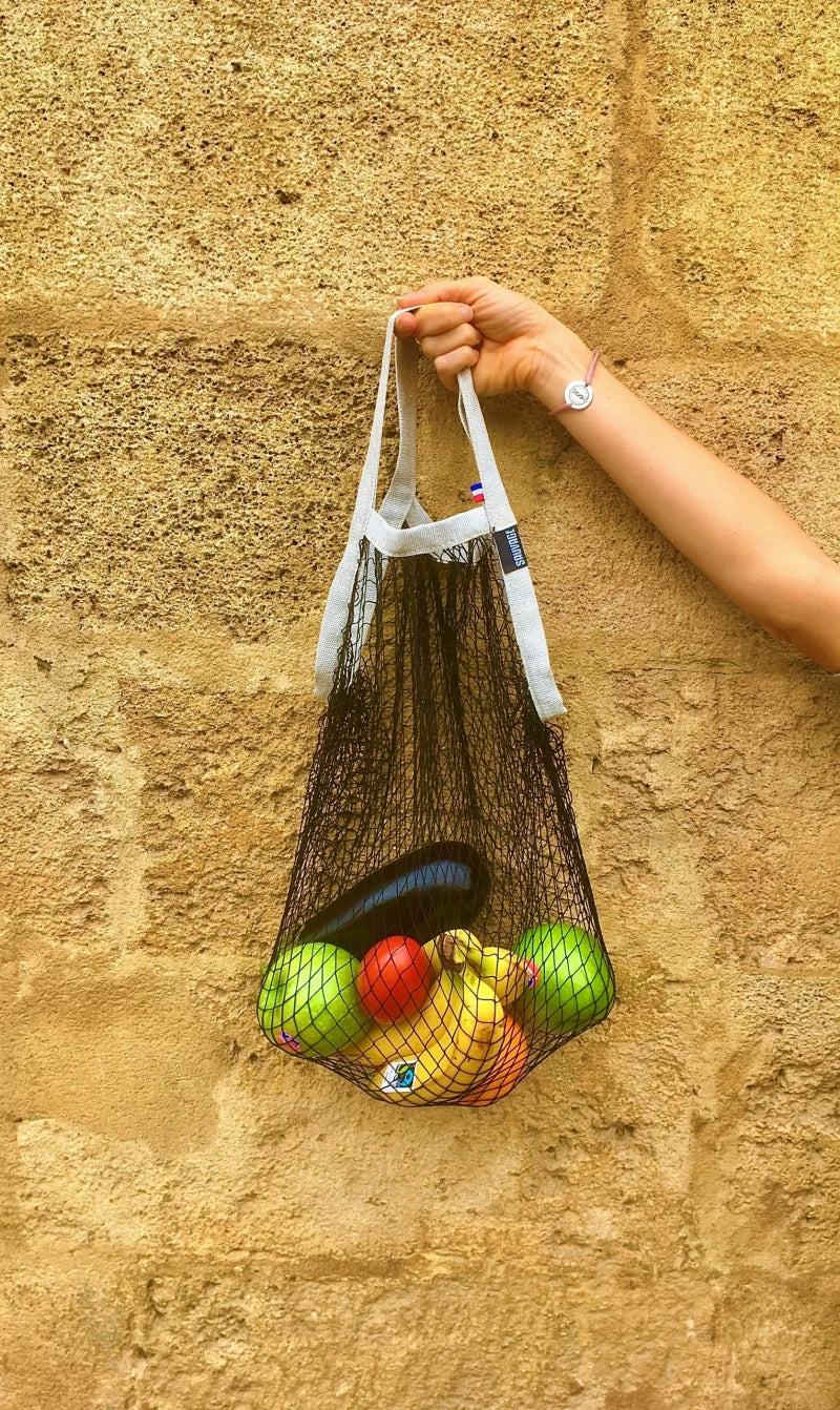 Sac à provision en filet de pêche