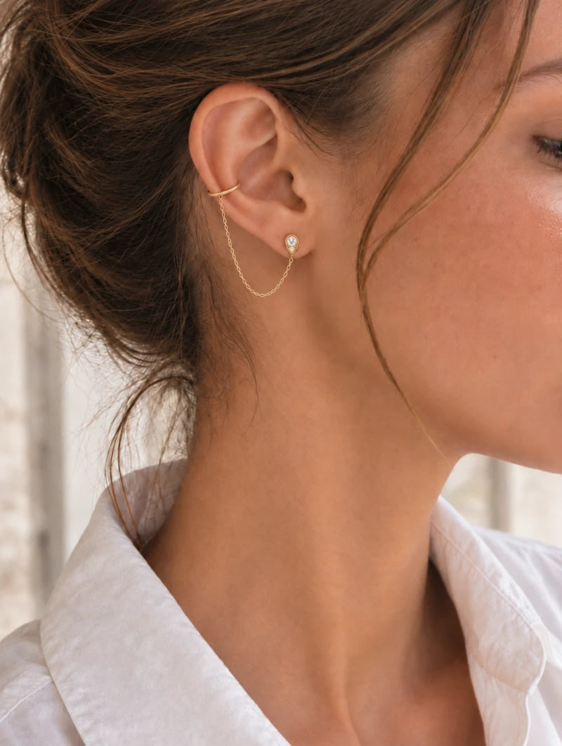 Bijou d’Oreille Spike – Doré ou Argent