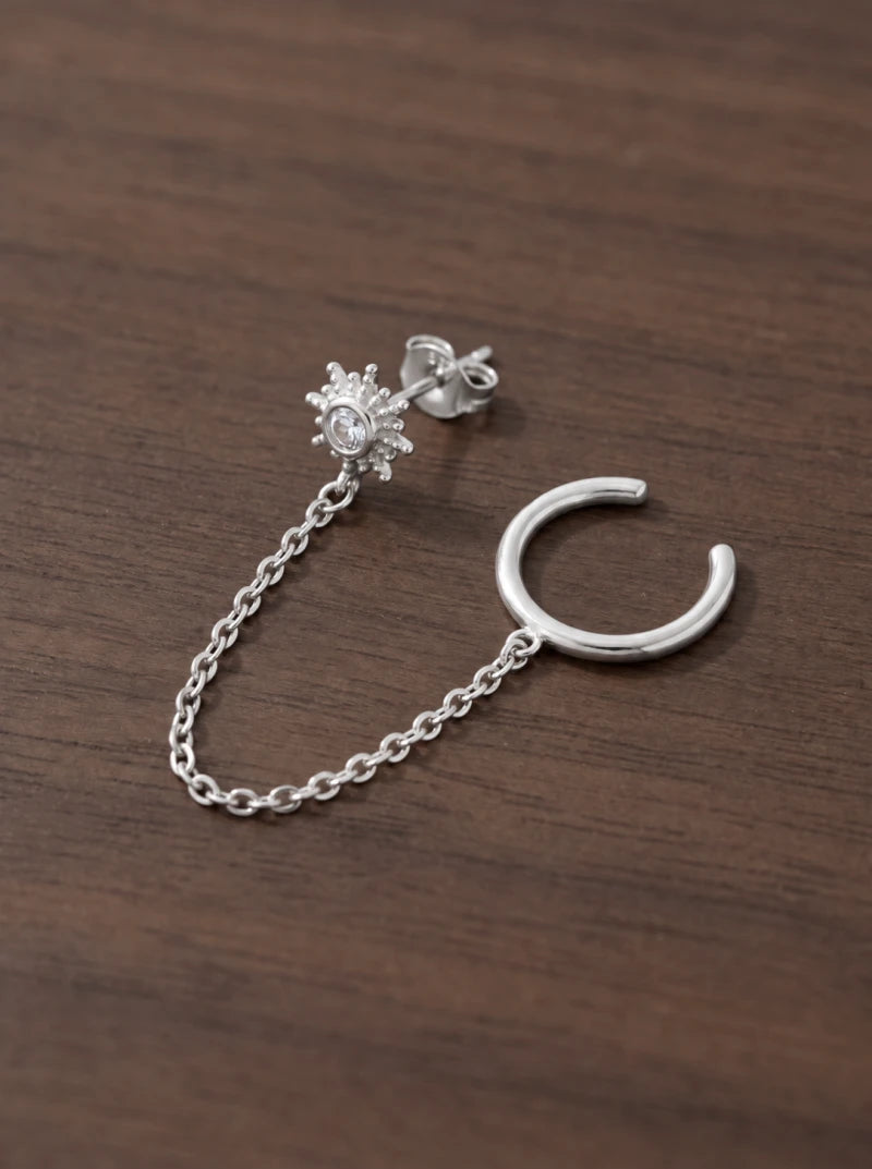 Bijou d’Oreille Solstice – Doré ou Argent