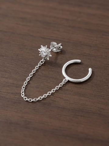 Bijou d’Oreille Solstice – Doré ou Argent