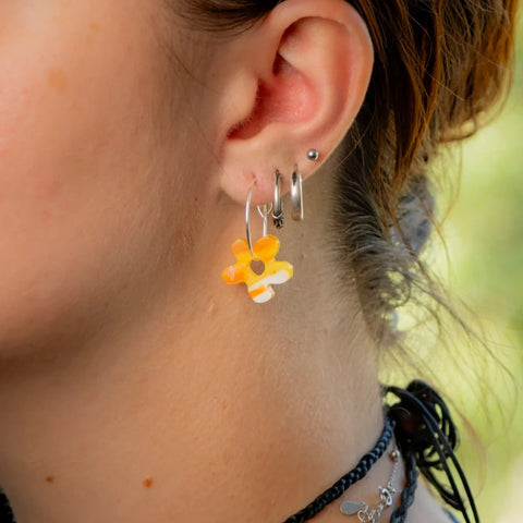 Boucle d'oreille Fleur - Les Beaux Jours