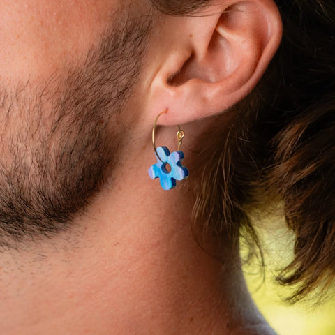 Boucle d'oreille Fleur - Les Beaux Jours