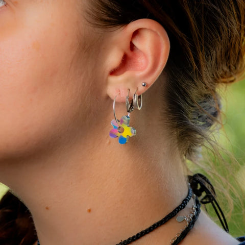 Boucle d'oreille Fleur - Les Beaux Jours