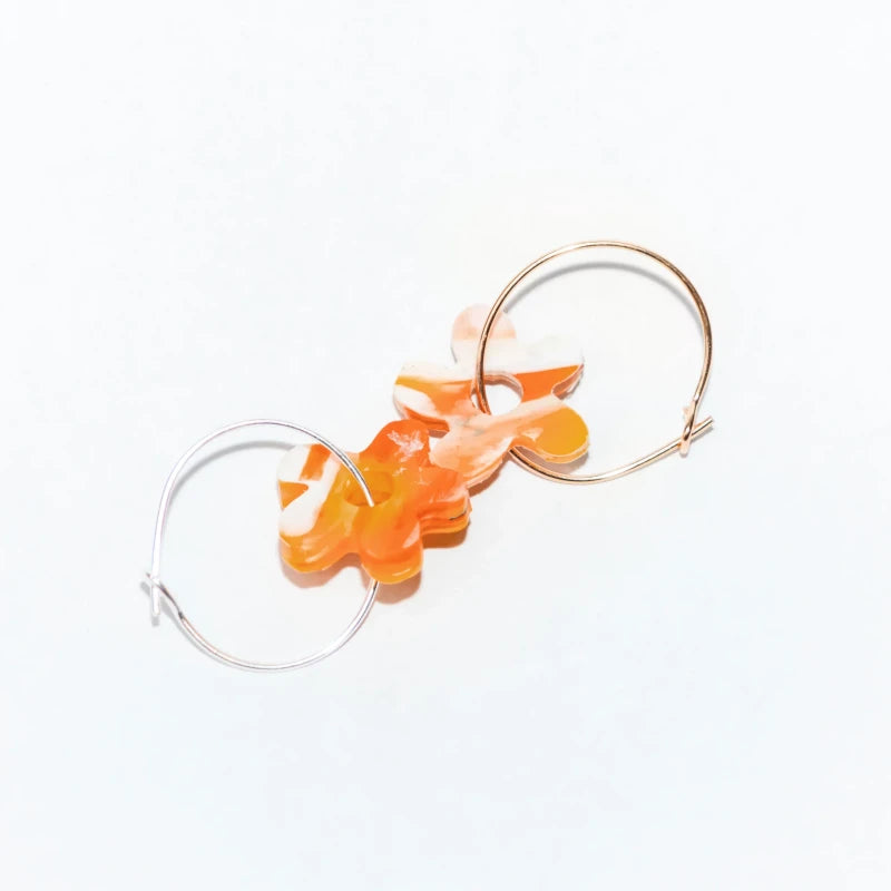 Boucle d'oreille Fleur - Les Beaux Jours