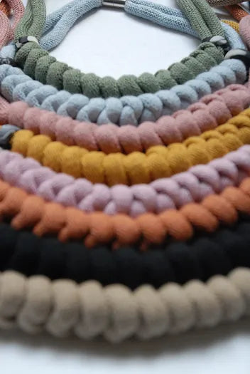 Collier en macramé I Snake Knot I 8 coloris