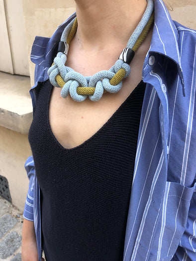 Collier en macramé I Twisted I 8 coloris