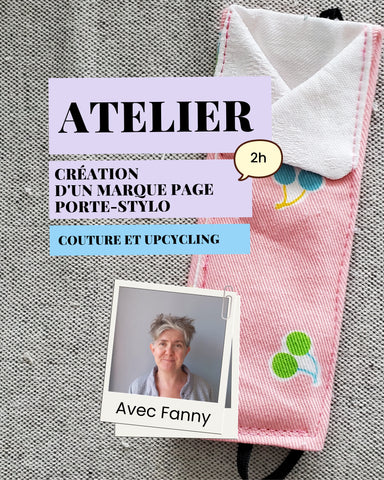 Atelier couture : création d'un marque page et porte stylo