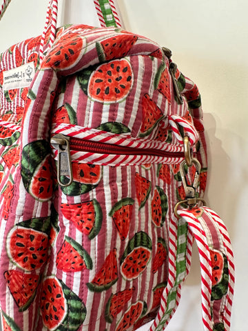 Sac à langer pastèque rose - Manoë x Meanwhile Boutique
