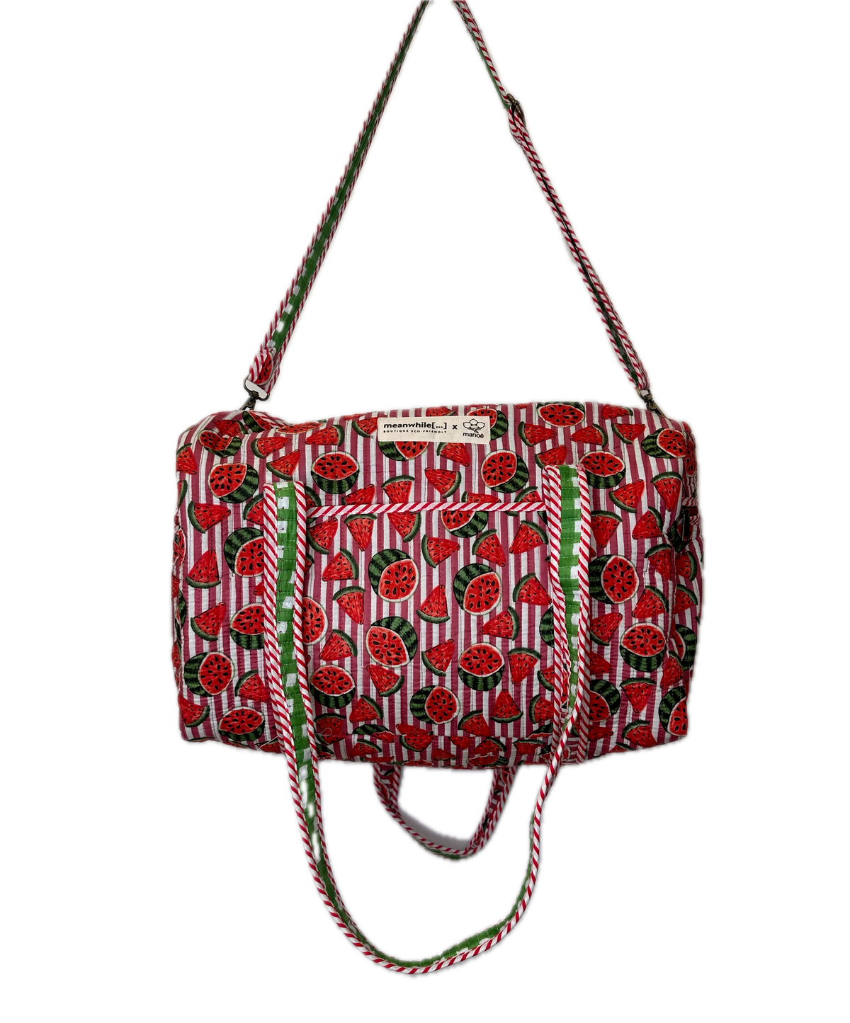 Sac à langer pastèque rose - Manoë x Meanwhile Boutique