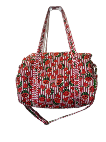 Sac à langer pastèque rose - Manoë x Meanwhile Boutique