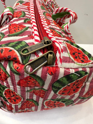 Petit tote bag pastèque rose - Manoë x Meanwhile Boutique