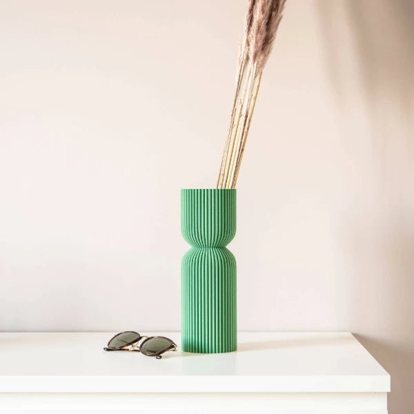 Vase original I design Diabolo vert