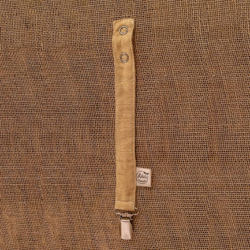 Attache-tétine pour bébé en coton bio | 5 coloris - Meanwhile Boutique