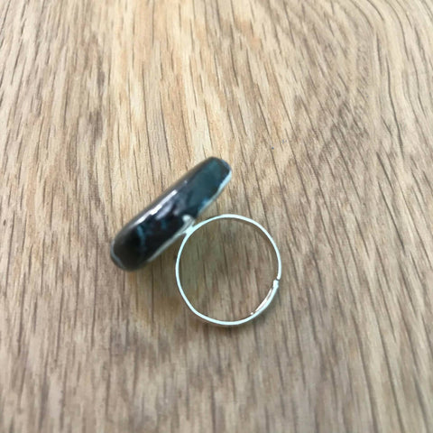 Bague en céramique lagon eirolf-céramique