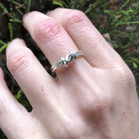 Bague why knot à noeud nounzein