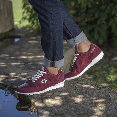 Baskets véganes pour hommes Bordeaux Raven - Meanwhile Boutique