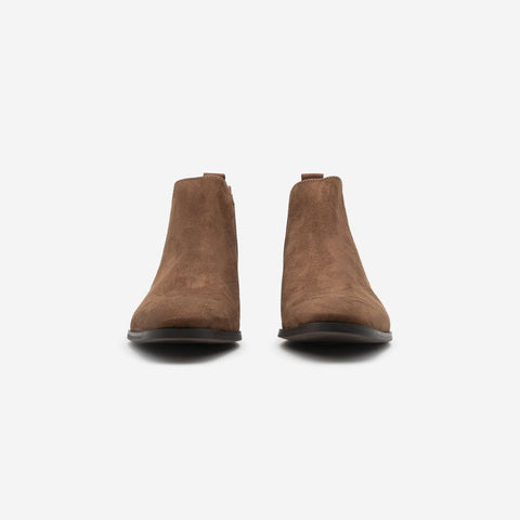 Bottines véganes Marron Nubuck pour hommes Alan - Meanwhile Boutique