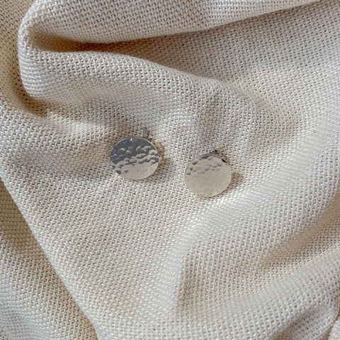 Boucles d'oreilles minimalistes en argent recyclé