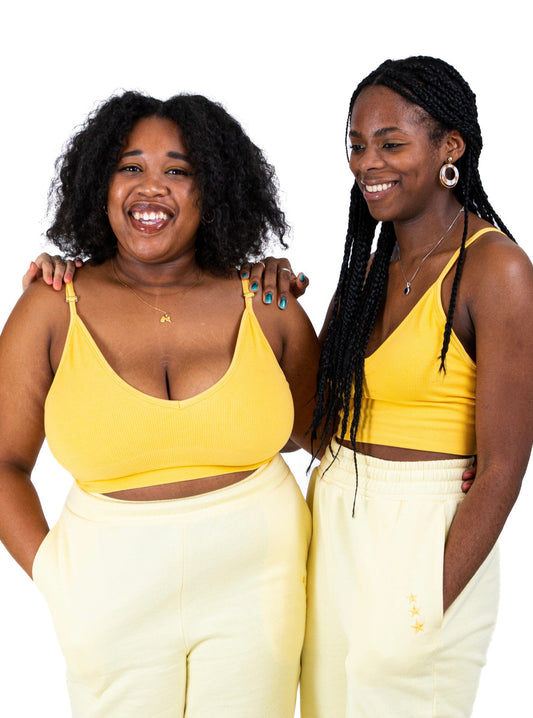 Brassière en coton upcyclé écoresponsable