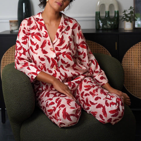 Chemise de pyjama confortable en matière éco-responsable 