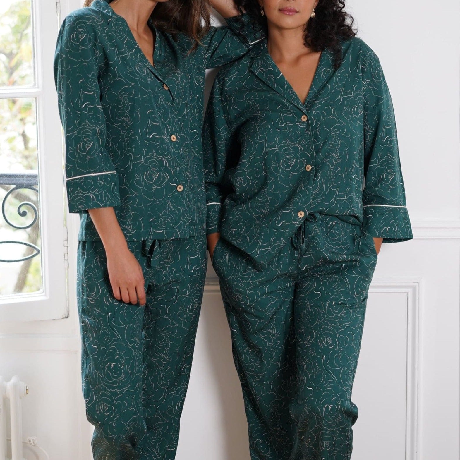 Chemise de pyjama confortable en matière éco-responsable