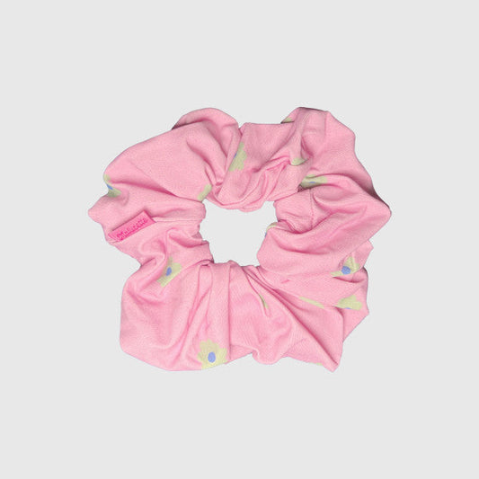 Chouchou rose upcyclé