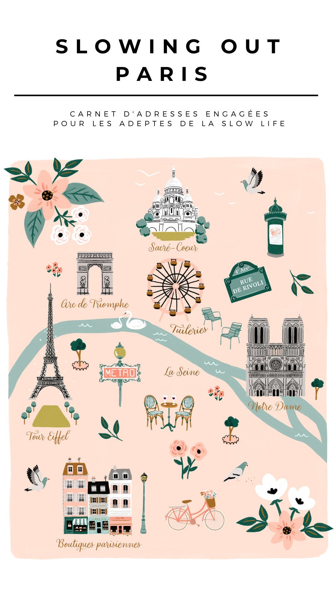 City guide éco-responsable de villes de France avec des adresses engagées par Slowing Out sur Meanwhile Boutique