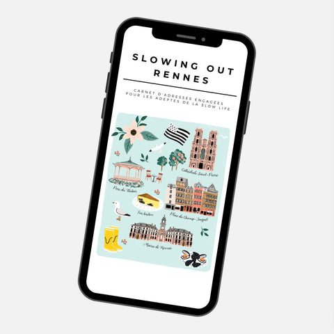 City guide éco-responsable de villes de France avec des adresses engagées par Slowing Out sur Meanwhile Boutique