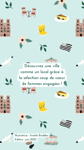 City guide éco-responsable de villes de France avec des adresses engagées par Slowing Out sur Meanwhile Boutique