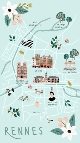 City guide éco-responsable de villes de France avec des adresses engagées par Slowing Out sur Meanwhile Boutique