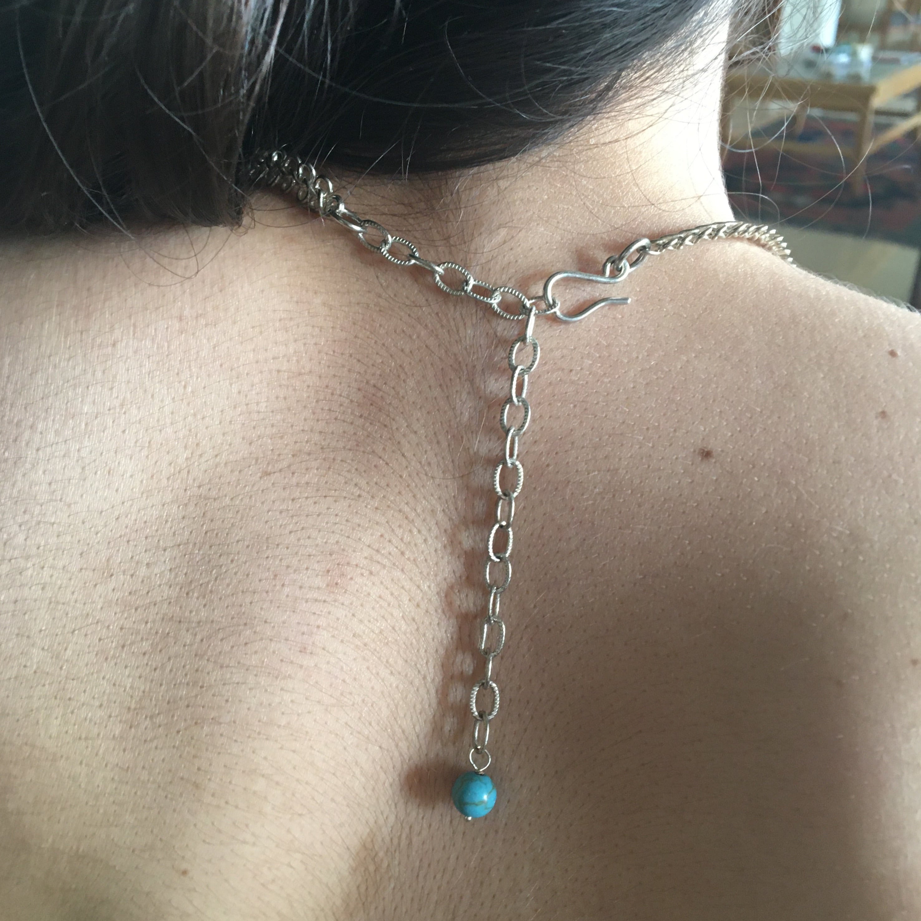 Collier proche du cou maillon serré et fin Choke - Meanwhile Boutique