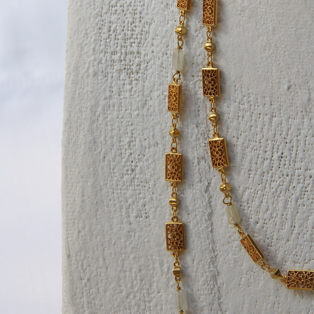 Collier Sautoir Kingdom I Cercles - Meanwhile Boutique