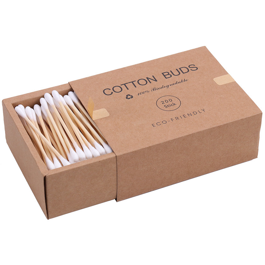 Boîte 50 Cotons Tiges enfants en Bambou & Coton - Cosmétiques