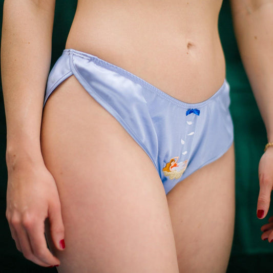 Culotte satin brodée I Plusieurs modèles - Meanwhile Boutique
