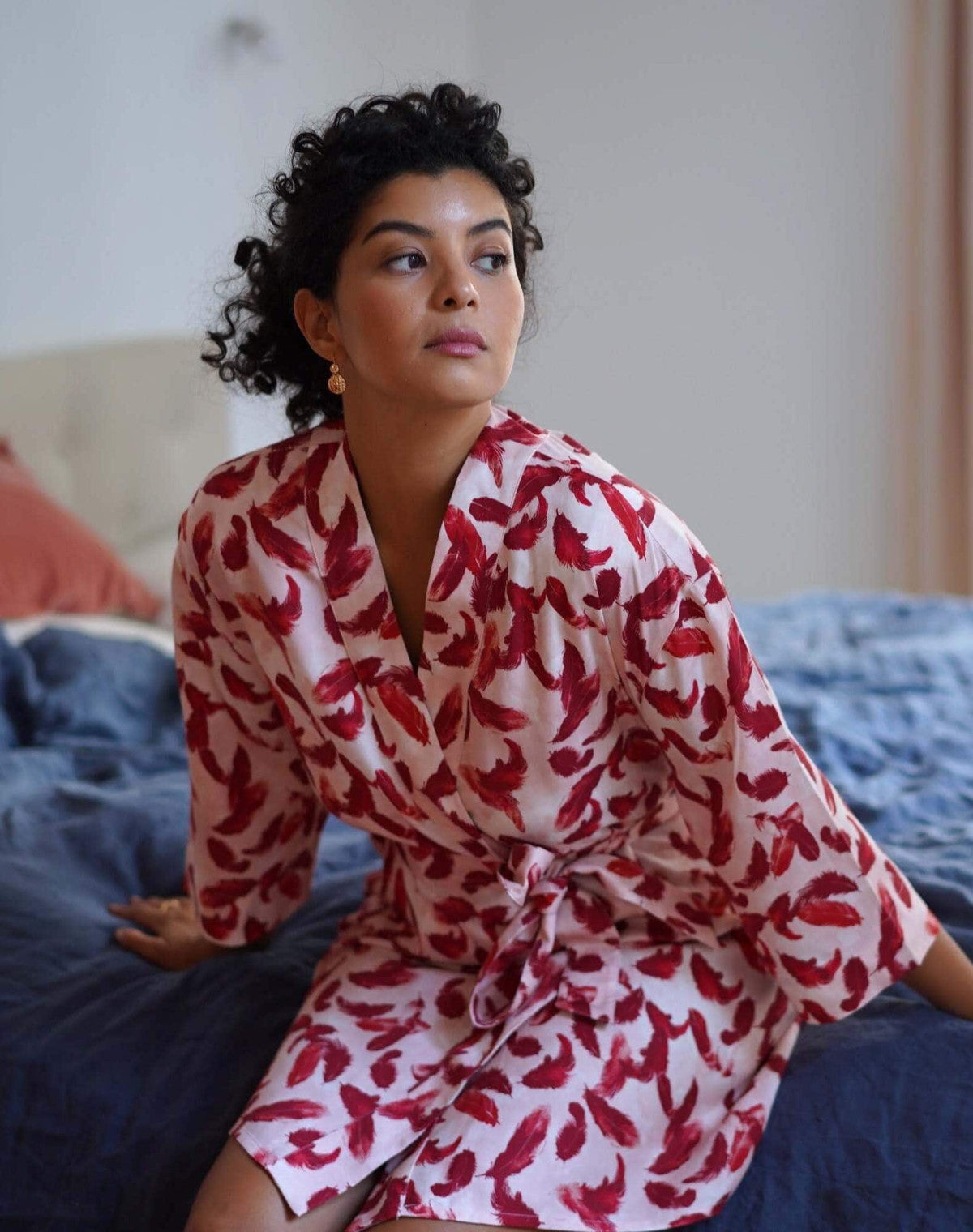 Kimono en soie végétale I Délicatesse - Meanwhile Boutique