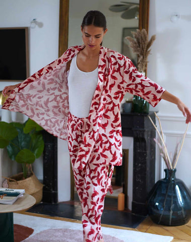 Kimono en soie végétale I Délicatesse - Meanwhile Boutique