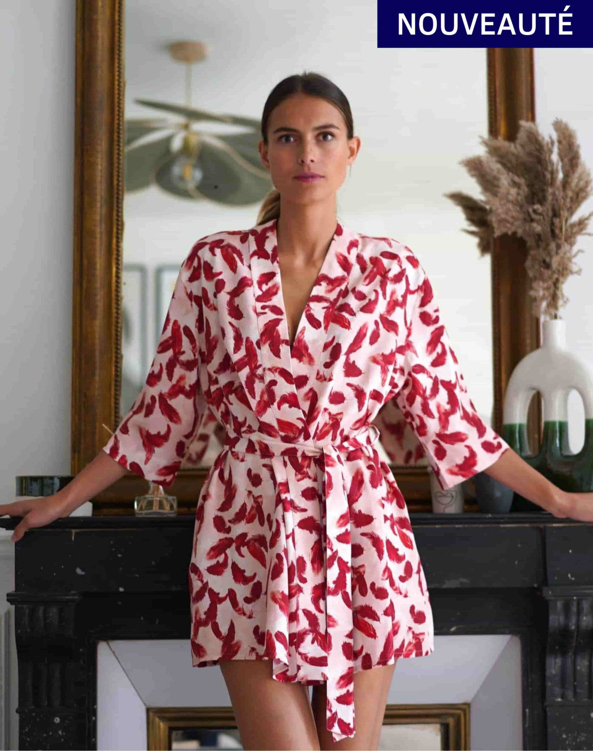 Kimono en soie végétale I Délicatesse - Meanwhile Boutique