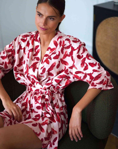 Kimono en soie végétale I Délicatesse - Meanwhile Boutique