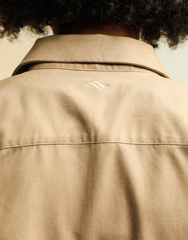 La Surchemise / Veste beige unisexe en coton Pima - Meanwhile Boutique