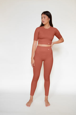 legging de sport côtelés sans couture en matières recyclées - Meanwhile Boutique