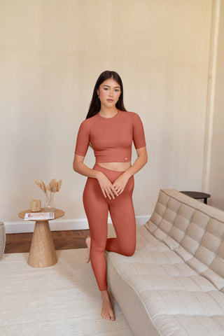 legging de sport côtelés sans couture en matières recyclées - Meanwhile Boutique