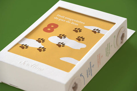 Livre objet à dérouler 100% compostable - Scrollino 123 ZOO - Meanwhile Boutique