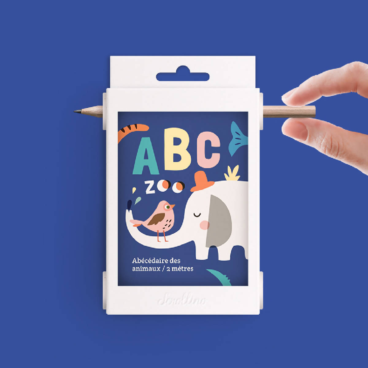 Livre objet à dérouler 100% compostable - Scrollino ABC ZOO - Meanwhile Boutique