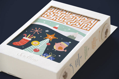 Livre objet à dérouler 100% compostable - Scrollino Amazing Christmas - Meanwhile Boutique